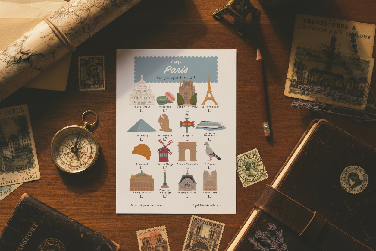 iSpy Paris, France - Printable