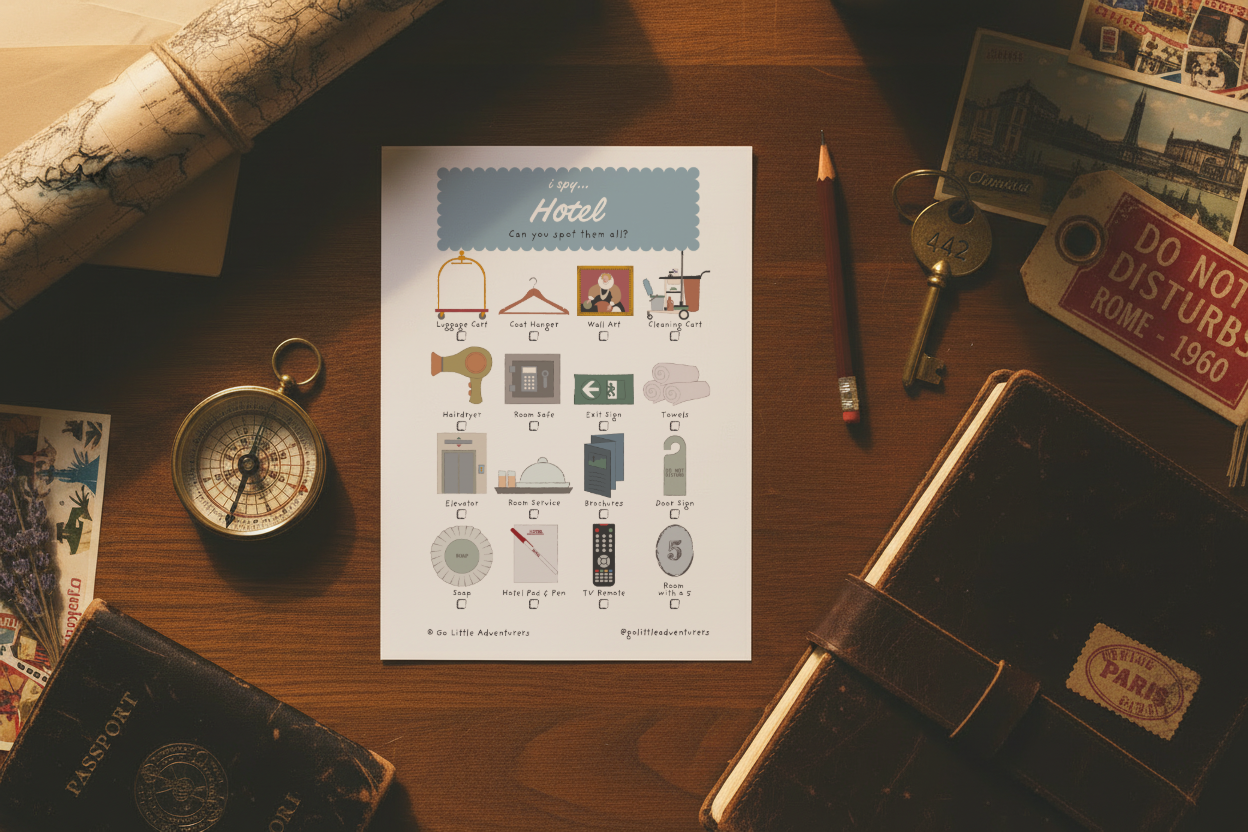 iSpy Hotel - Printable