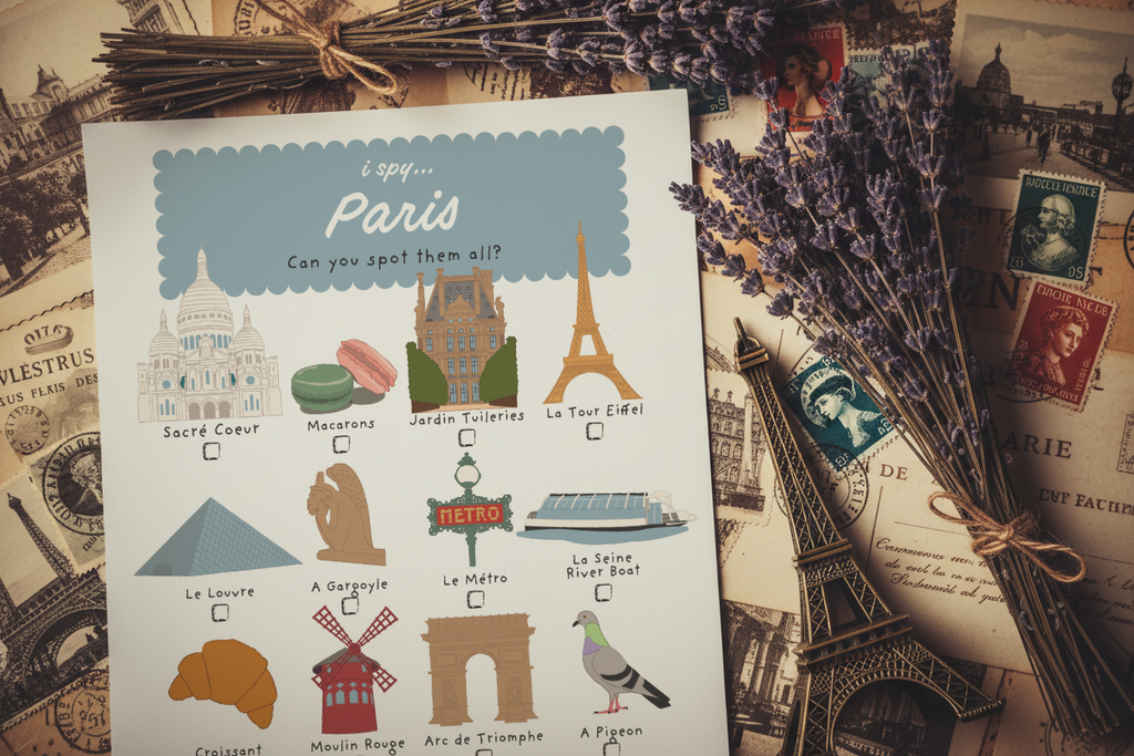 iSpy Paris, France - Printable