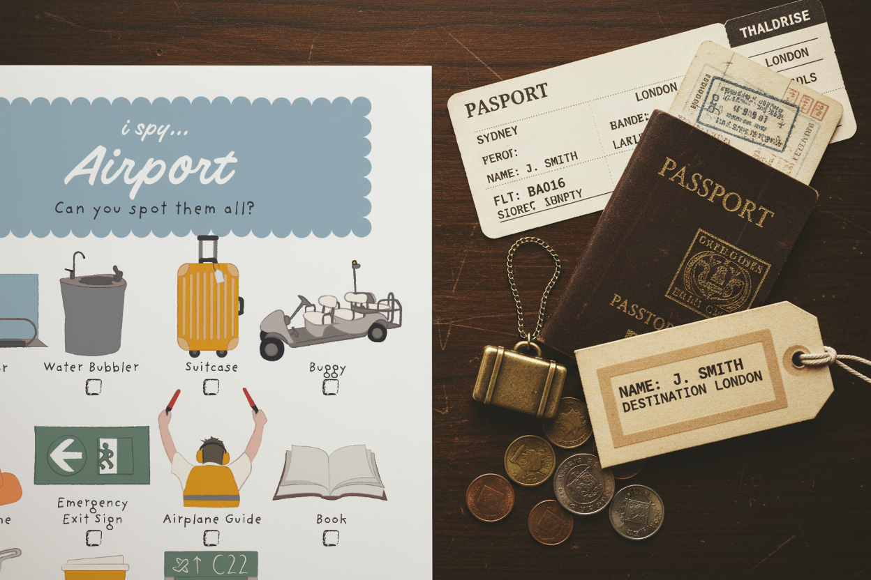iSpy Airport - Printable