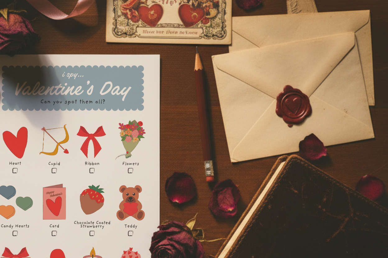 iSpy Valentine's Day - Printable