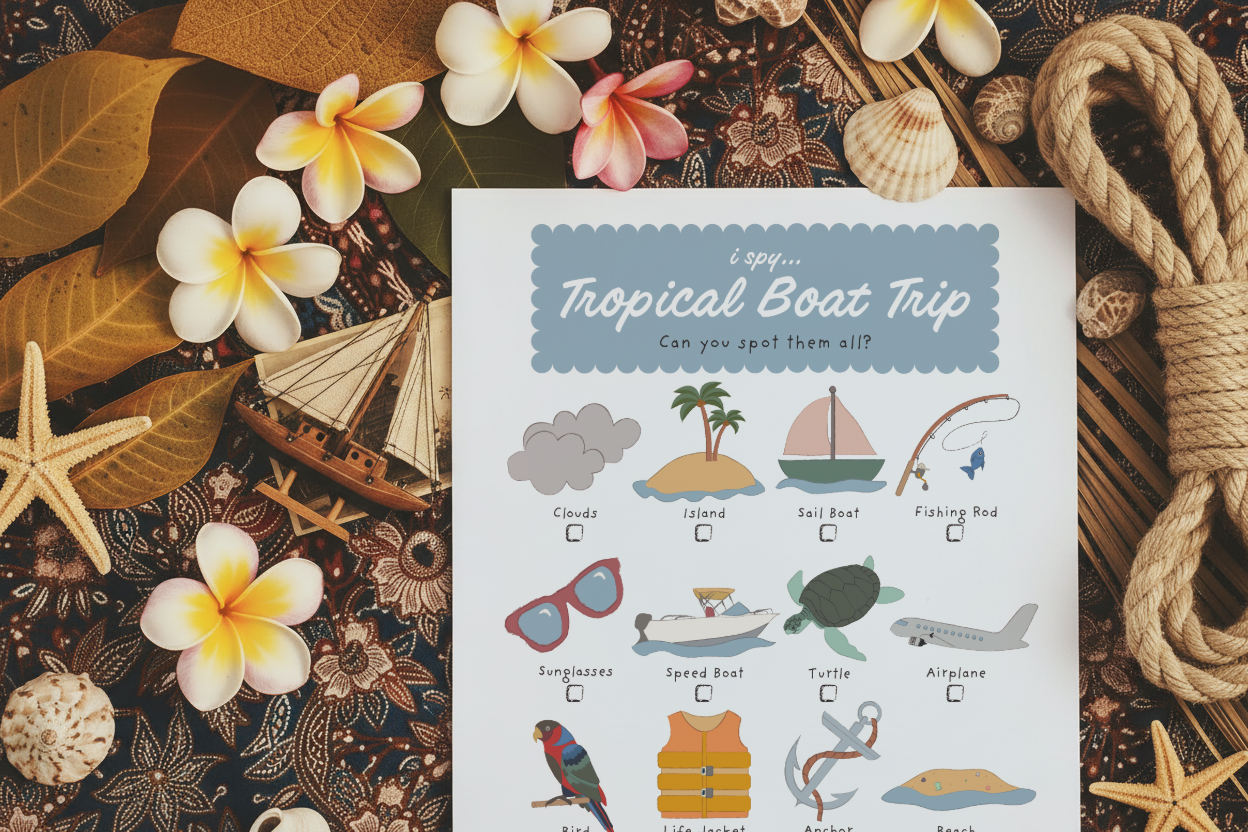iSpy Tropical Boat Trip - Printable