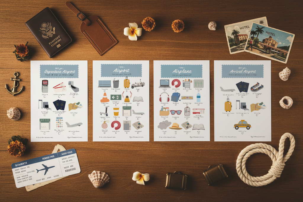 iSpy Plane Trip - Bulk Pack - Printable