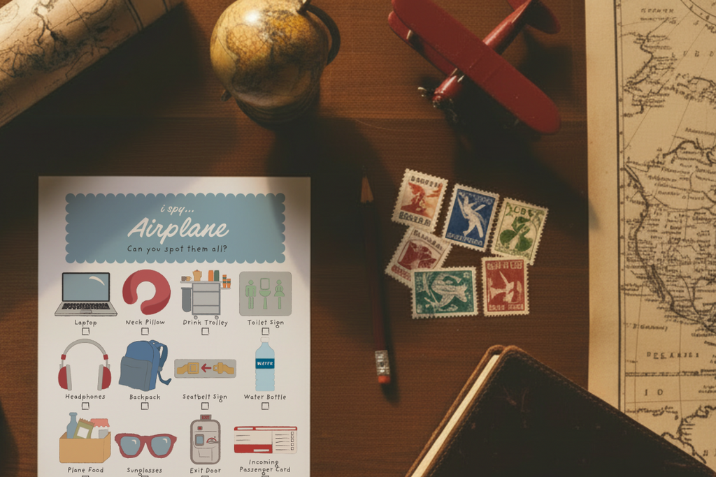 iSpy Airplane Trip - Printable